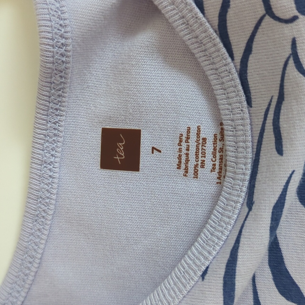 Tea Collection Shirt/Tunic Size 7 - Picture 3 of 6